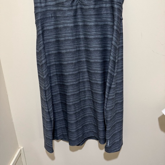 Womens Mondetta Workout Gym Athlete Black Striped Tank Top Dress Size Large - Picture 5 of 16